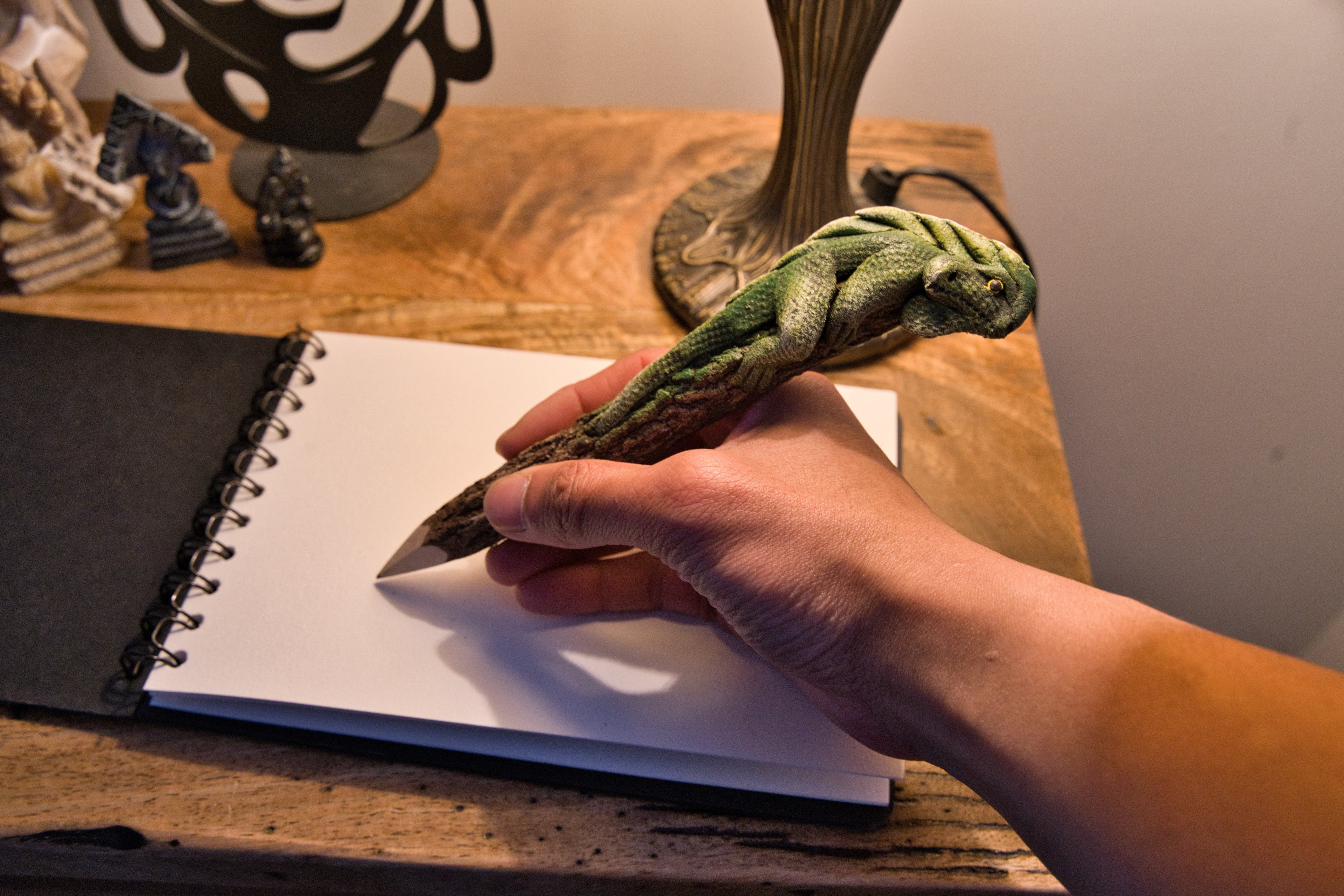 handcraft dragon pencil